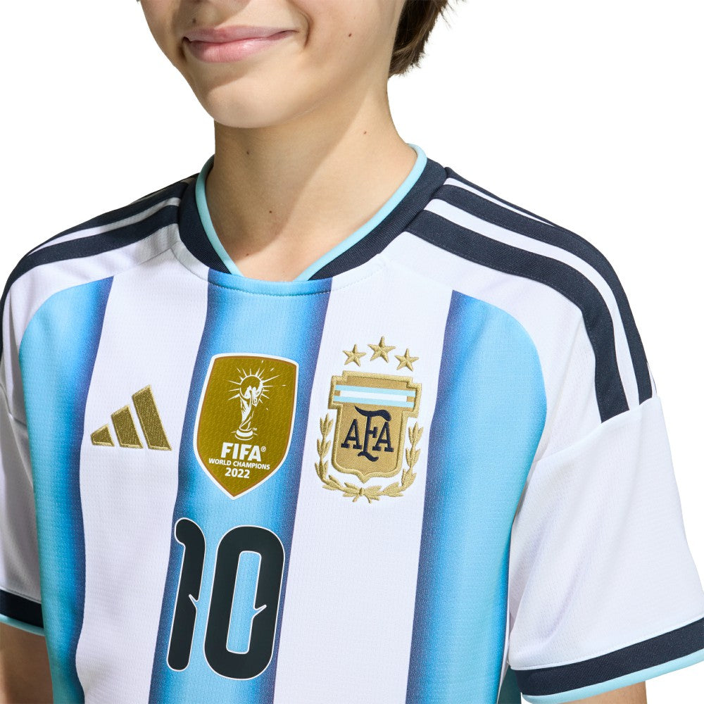 Lionel Messi Argentina National Team Youth FIFA x World Cup 2026 Home Replica Jersey White