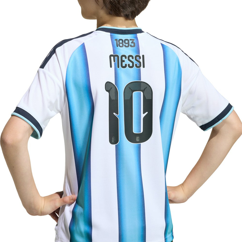 Lionel Messi Argentina National Team Youth FIFA x World Cup 2026 Home Replica Jersey White