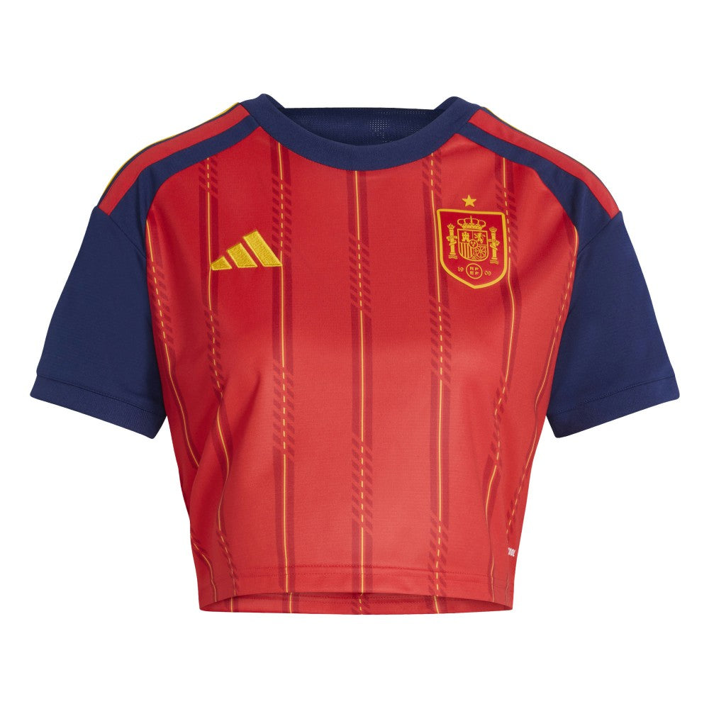 Spain National Team Women's FIFA x World Cup 2026 Home Cropped Replica Jersey Red shop