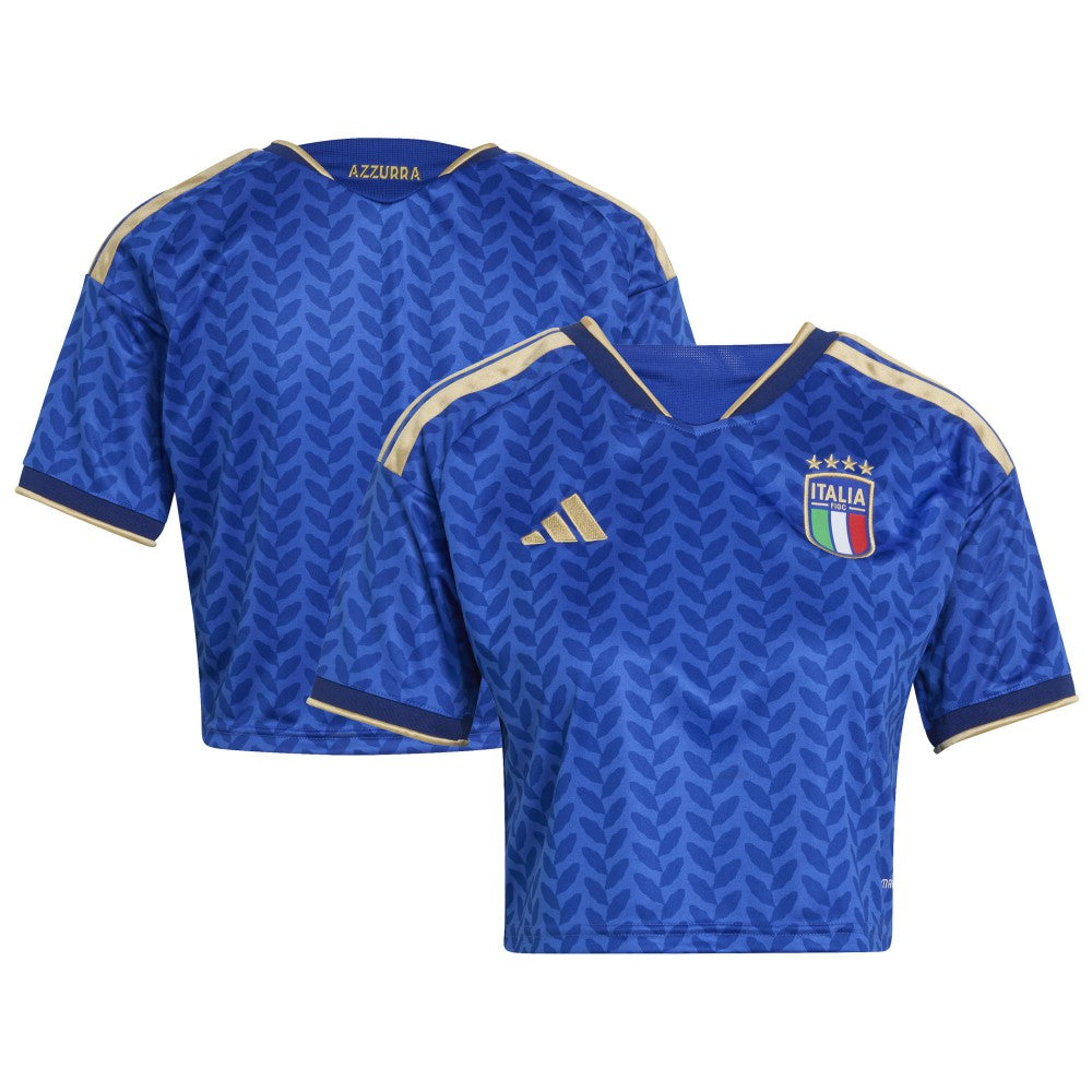 Italy National Team Women's FIFA x World Cup 2026 Home Cropped Replica Jersey Royal