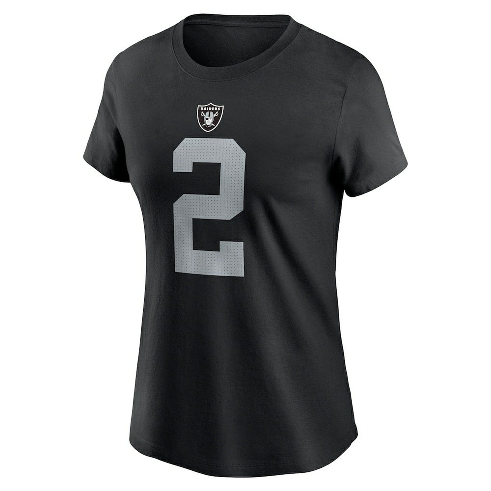 Ashton Jeanty Las Vegas Raiders Women's Name & Number T-Shirt Black