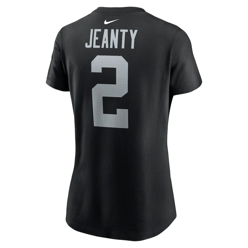 Ashton Jeanty Las Vegas Raiders Women's Name & Number T-Shirt Black