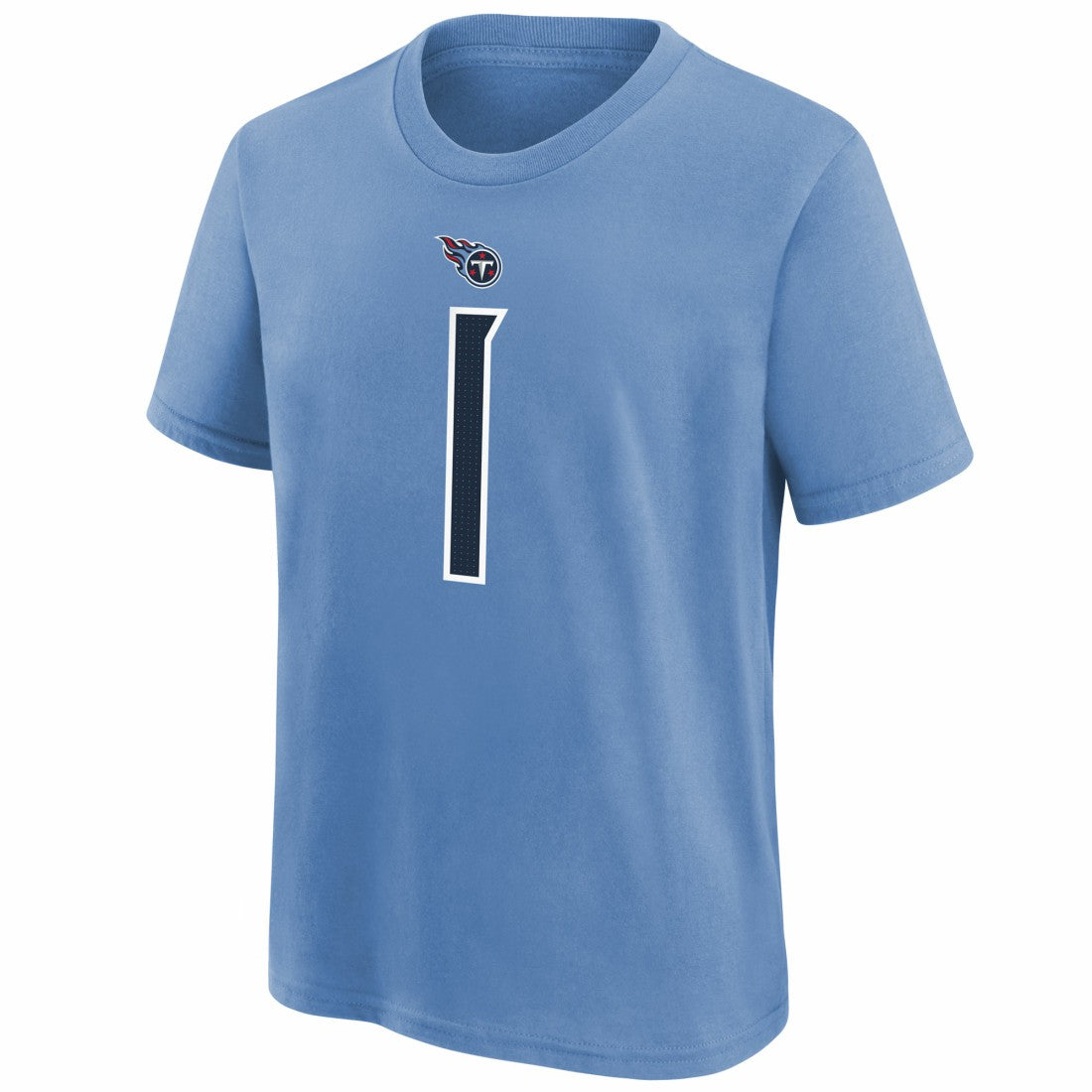 Cam Ward Tennessee Titans Youth 2025 NFL Draft First Round Pick Name & Number T-Shirt Navy
