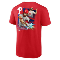 Bryce Harper Philadelphia Phillies Anime Player T-Shirt - Red T-shirts