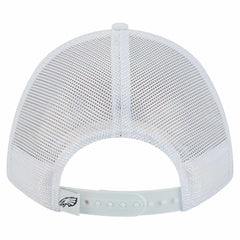Philadelphia Eagles New Era NFL 9FORTY A-Frame M-Crown Adjustable Trucker Hat White