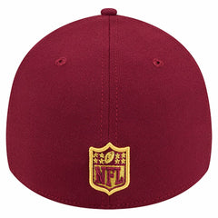 Washington Commanders New Era Stripes 39THIRTY Flex Hat Burgundy