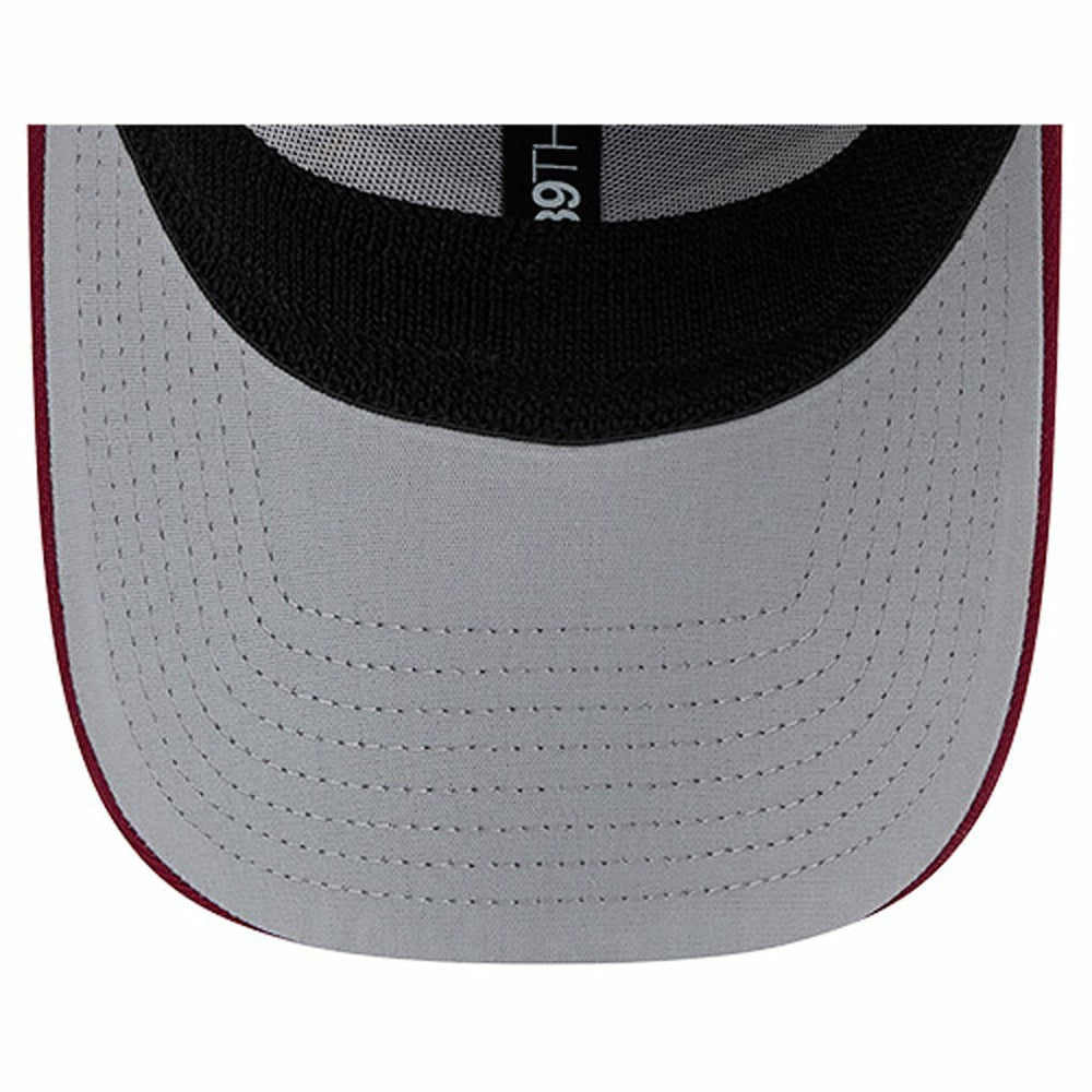 Washington Commanders New Era Stripes 39THIRTY Flex Hat Burgundy
