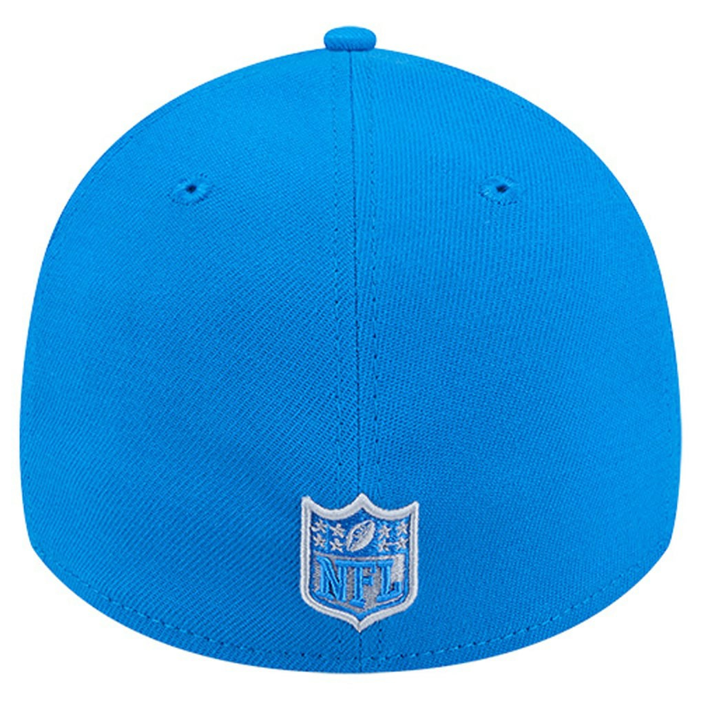 Detroit Lions New Era Stripes 39THIRTY Flex Hat Blue