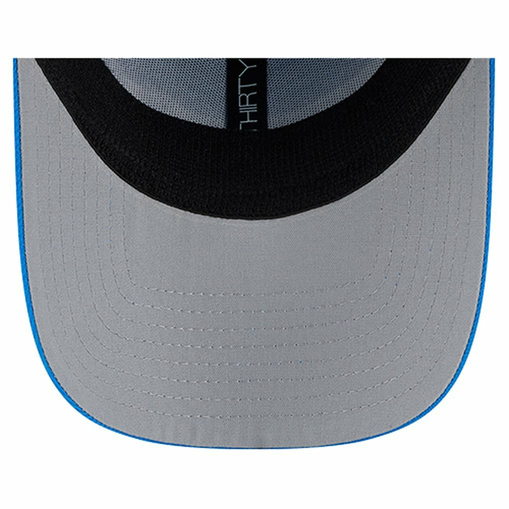 Detroit Lions New Era Stripes 39THIRTY Flex Hat Blue