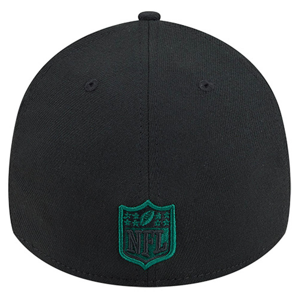New York Jets New Era Stripes 39THIRTY Flex Hat Black