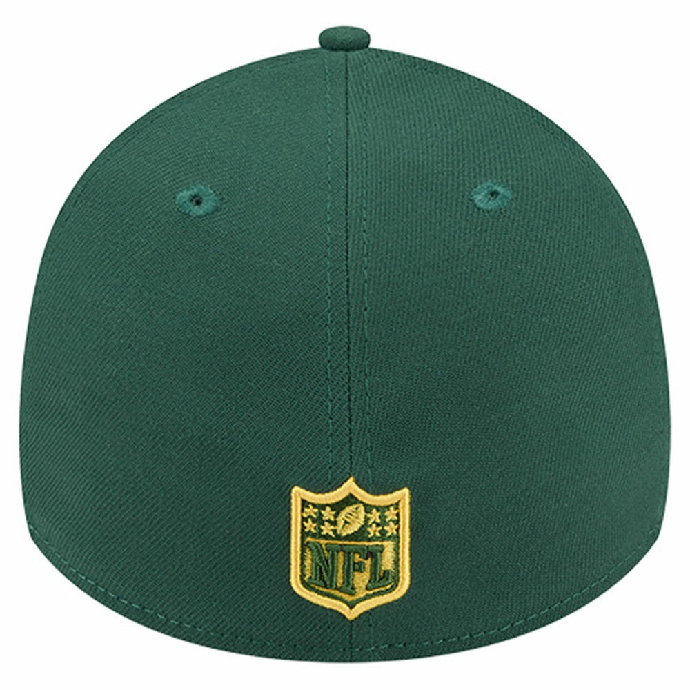 Green Bay Packers New Era Stripes 39THIRTY Flex Hat Green