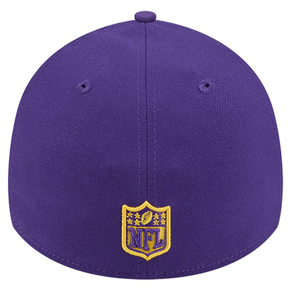 Minnesota Vikings New Era Stripes 39THIRTY Flex Hat Purple