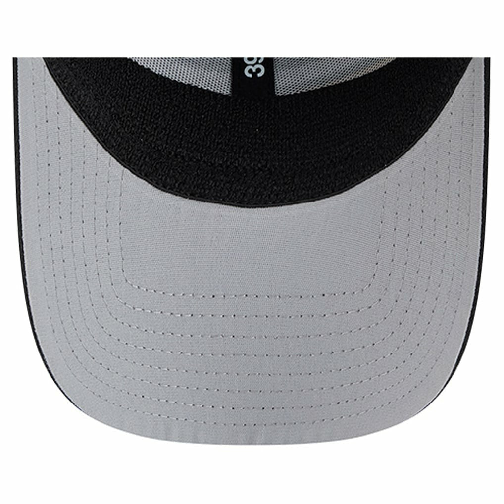 Pittsburgh Steelers New Era Stripes 39THIRTY Flex Hat Black