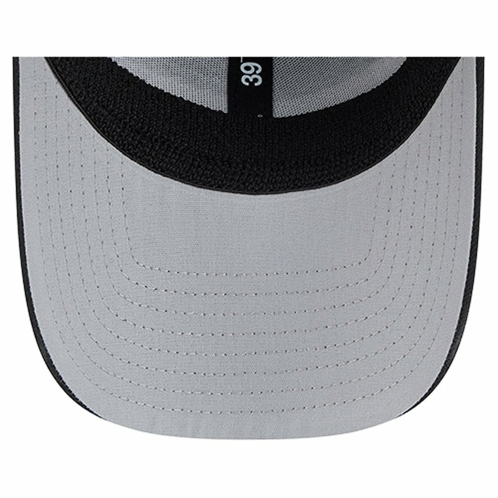 Philadelphia Eagles New Era Stripes 39THIRTY Flex Hat Black