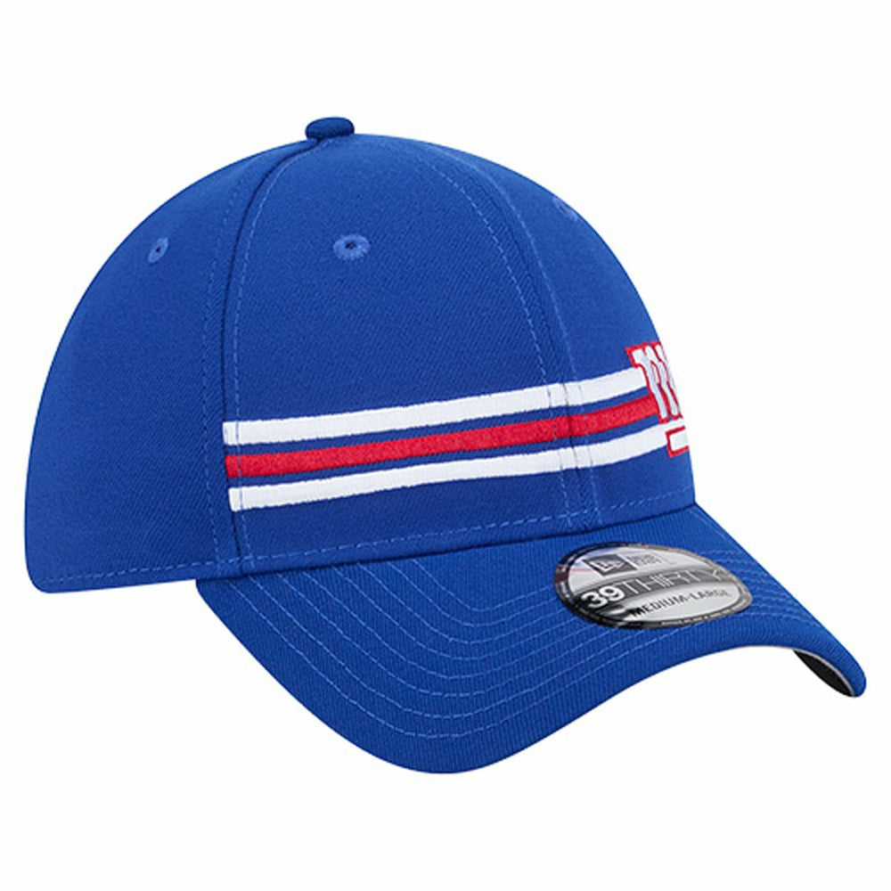 New York Giants New Era Stripes 39THIRTY Flex Hat Royal