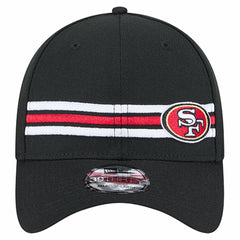San Francisco 49ers New Era Stripes 39THIRTY Flex Hat Black