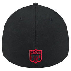 San Francisco 49ers New Era Stripes 39THIRTY Flex Hat Black