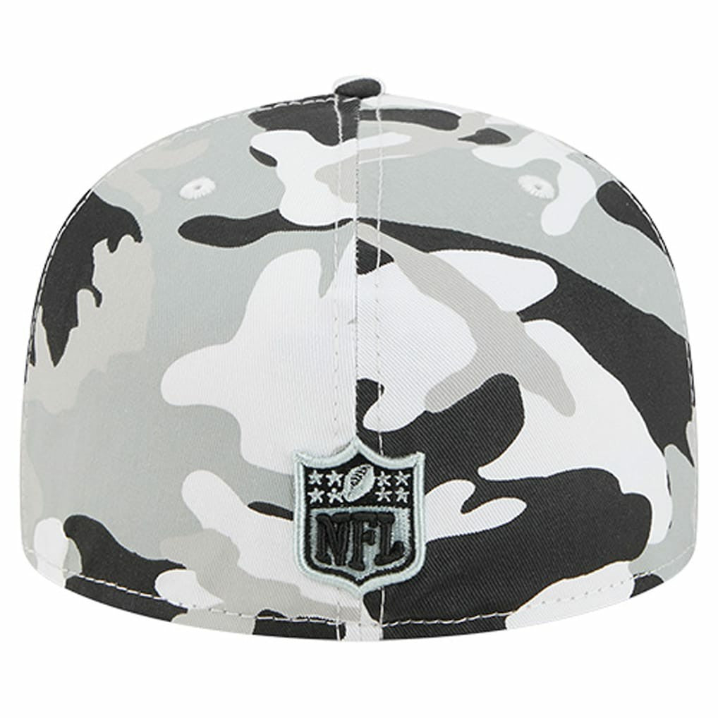 Las Vegas Raiders New Era 59FIFTY Fitted Hat Silver/Black
