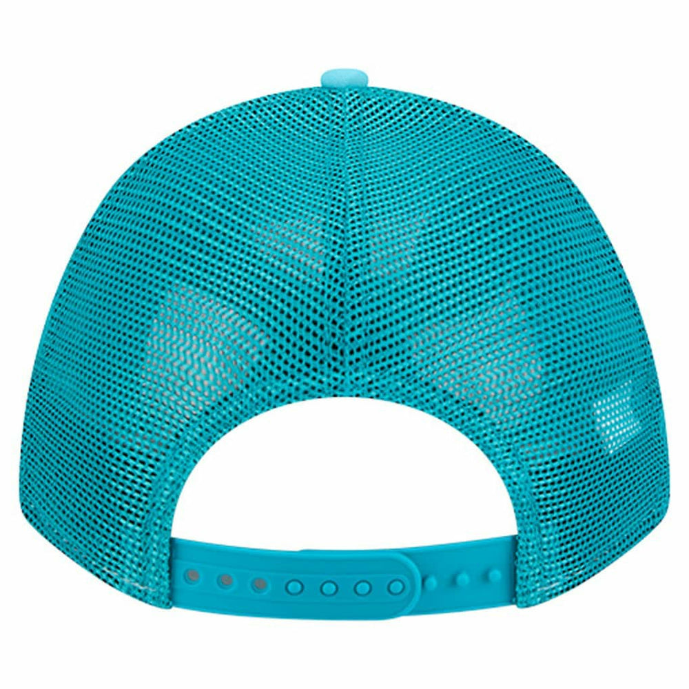 Miami Dolphins New Era Gas Station 9FORTY A-Frame M-Crown Adjustable Trucker Hat Aqua