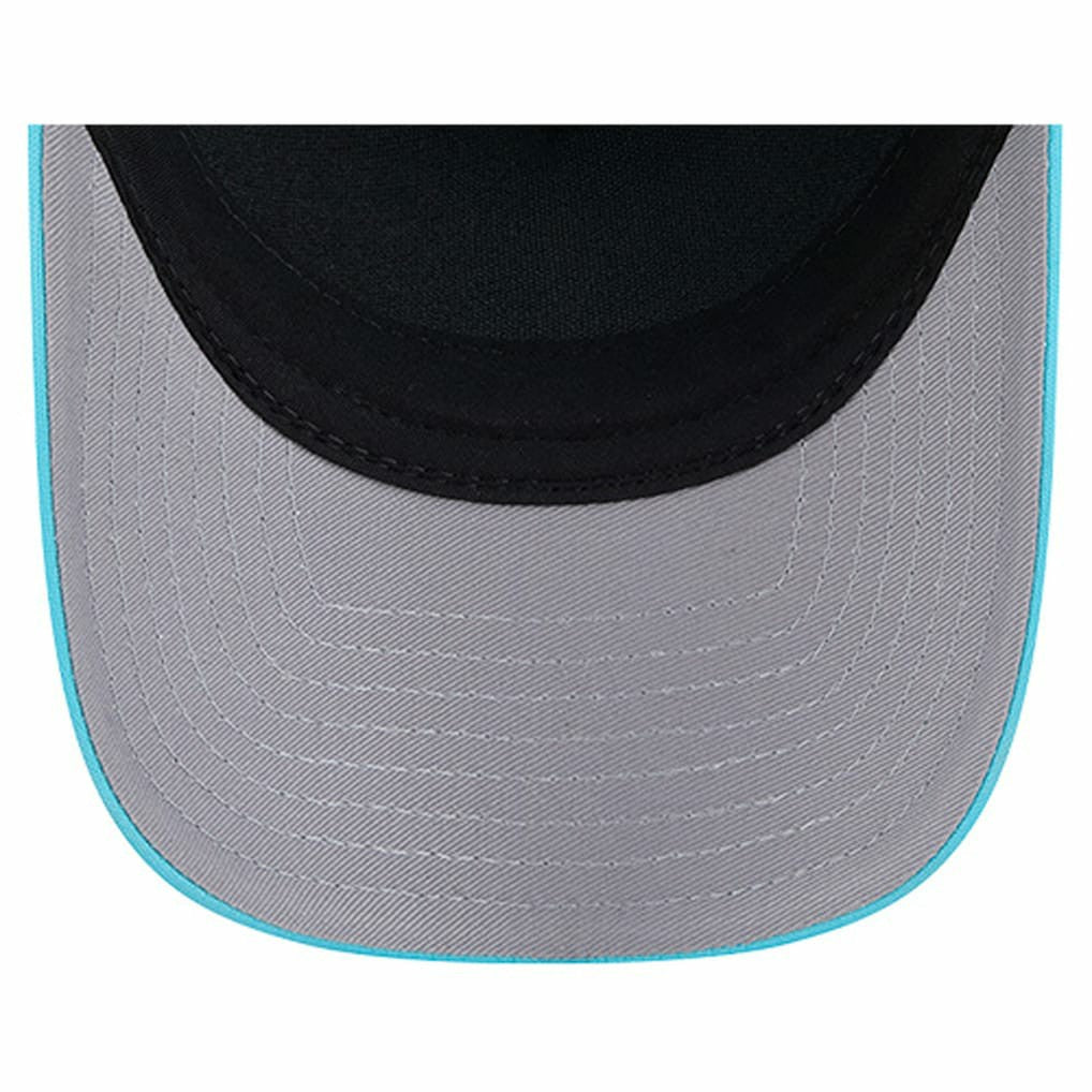 Miami Dolphins New Era Gas Station 9FORTY A-Frame M-Crown Adjustable Trucker Hat Aqua