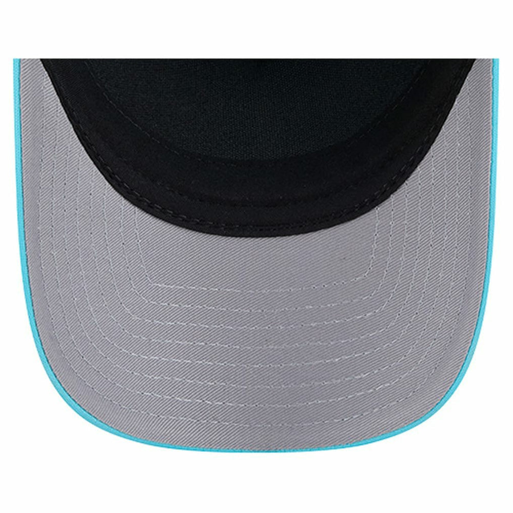 Miami Dolphins New Era Gas Station 9FORTY A-Frame M-Crown Adjustable Trucker Hat Aqua