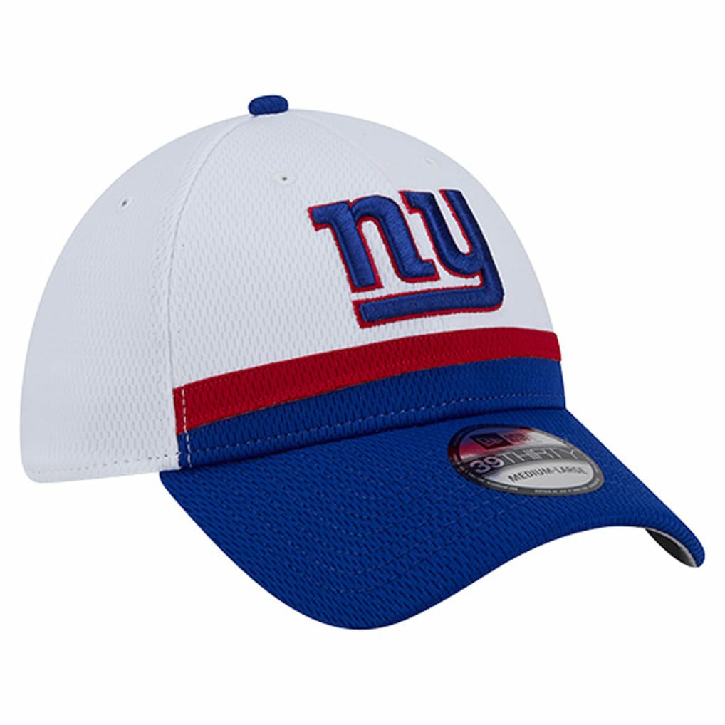 New York Giants New Era Dashmark Rays 39THIRTY Flex Hat White/Royal