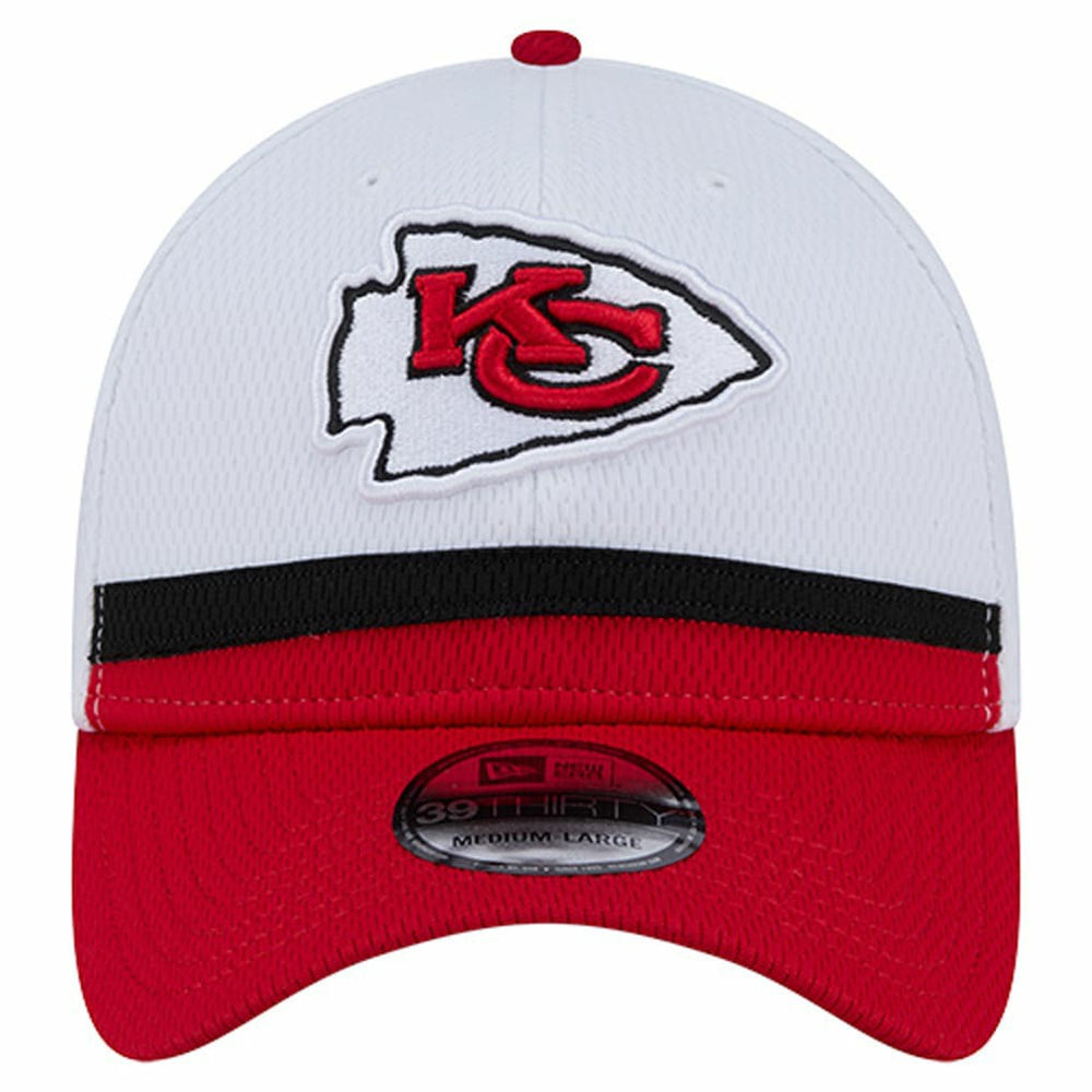 Kansas City Chiefs New Era Dashmark Rays 39THIRTY Flex Hat White/Red