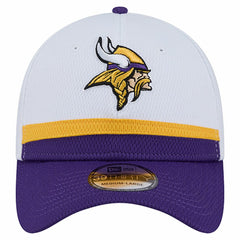 Minnesota Vikings New Era Dashmark Rays 39THIRTY Flex Hat White/Purple