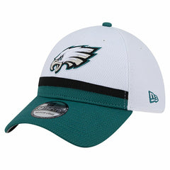 Philadelphia Eagles New Era Dashmark Rays 39THIRTY Flex Hat White/Midnight Green