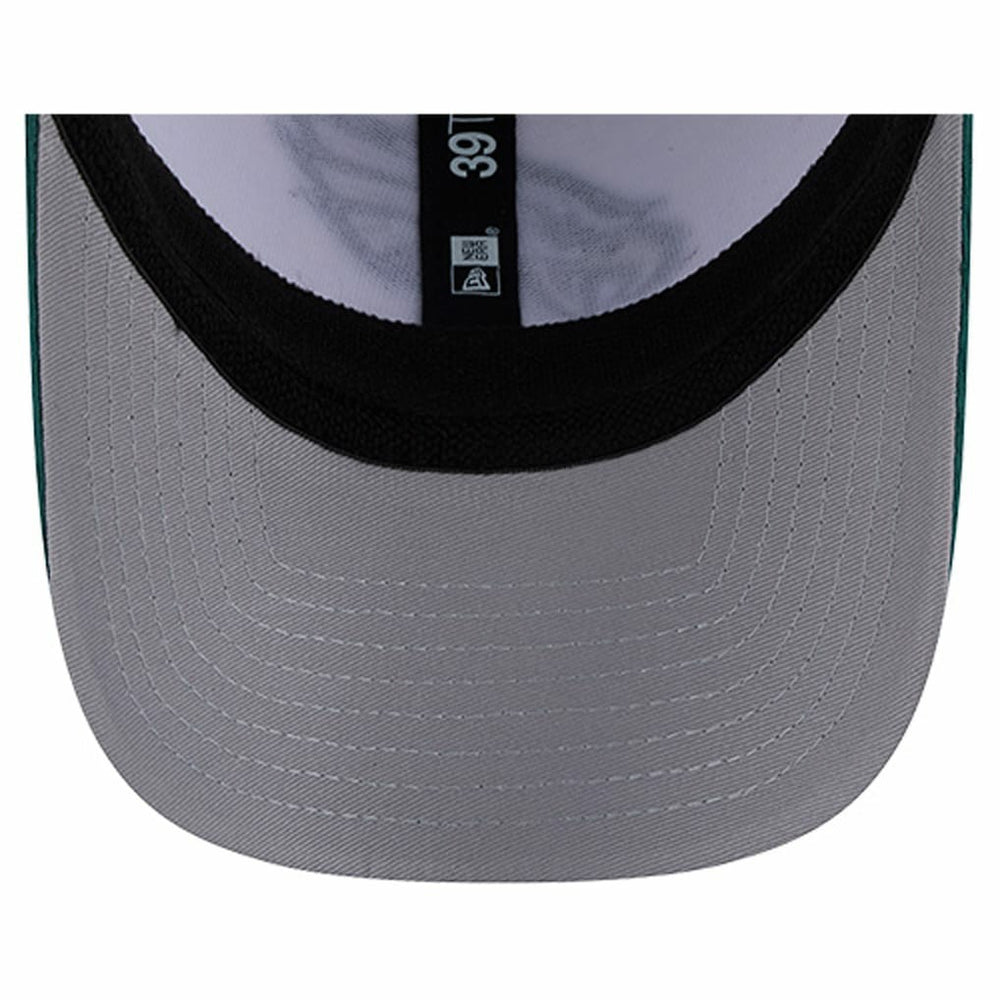 Philadelphia Eagles New Era Dashmark Rays 39THIRTY Flex Hat White/Midnight Green