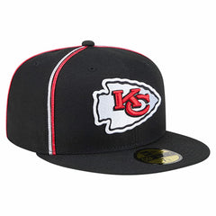 Kansas City Chiefs New Era Soutache 59FIFTY Fitted Hat Black