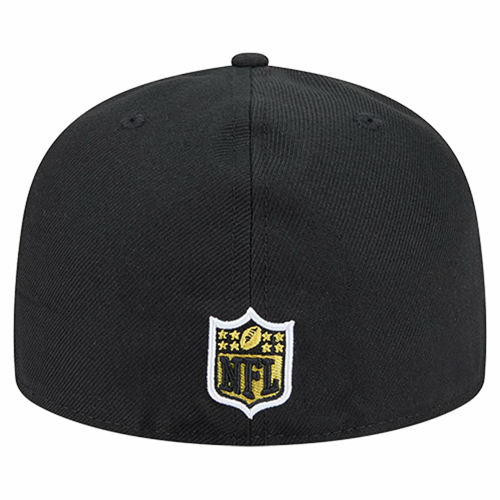 Pittsburgh Steelers New Era Soutache 59FIFTY Fitted Hat Black