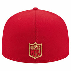 San Francisco 49ers New Era Group Chat 59FIFTY Fitted Hat Scarlet