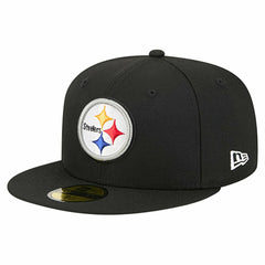 Pittsburgh Steelers New Era Group Chat 59FIFTY Fitted Hat Black