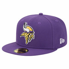 Minnesota Vikings New Era Group Chat 59FIFTY Fitted Hat Purple