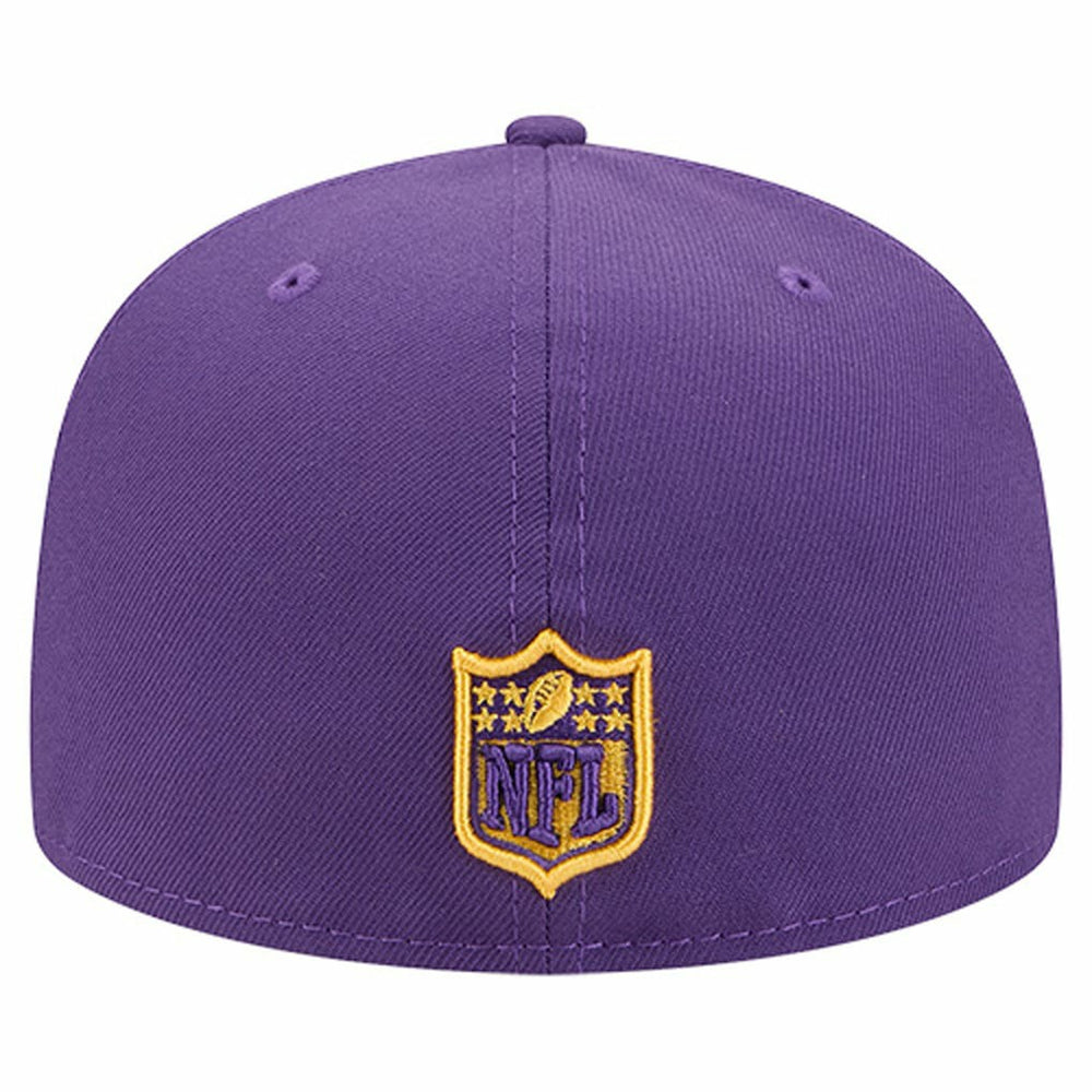 Minnesota Vikings New Era Group Chat 59FIFTY Fitted Hat Purple