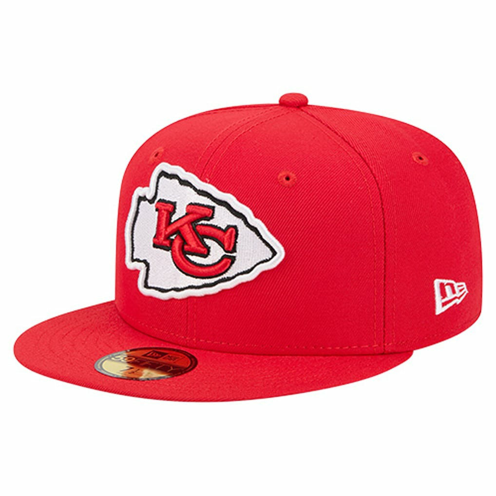Kansas City Chiefs New Era Group Chat 59FIFTY Fitted Hat Red