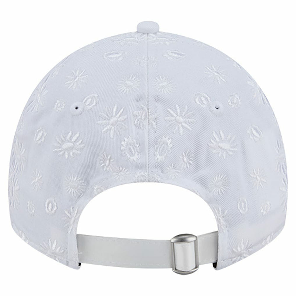 Las Vegas Raiders New Era Women's Floral 9TWENTY Adjustable Hat White