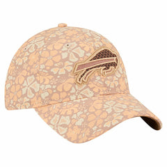 Buffalo Bills New Era Women's Floral 9TWENTY Adjustable Hat Tan