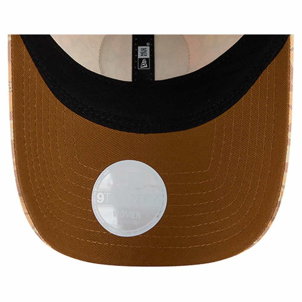 Pittsburgh Steelers New Era Women's Floral 9TWENTY Adjustable Hat Tan
