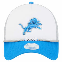 Detroit Lions New Era Women's Friendship Bracelet 9FORTY Adjustable Hat White/Blue