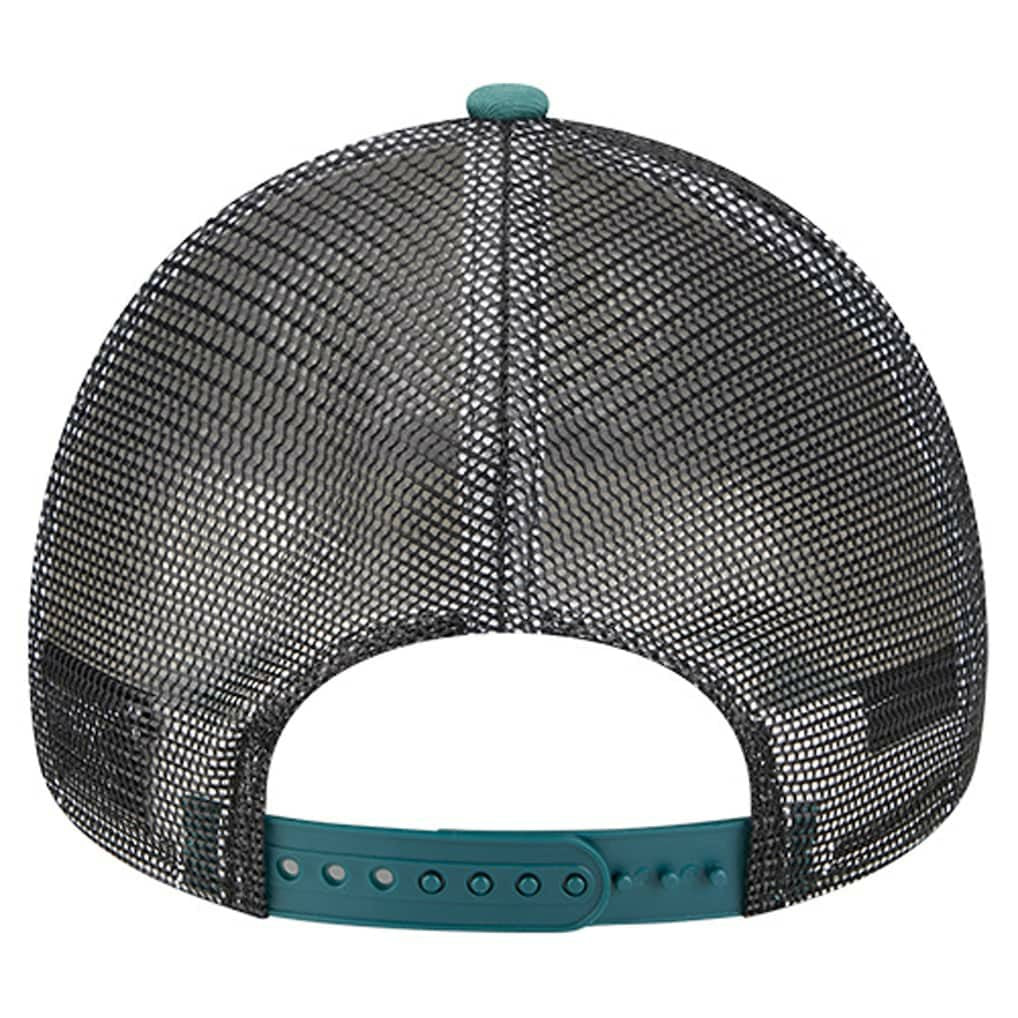 Philadelphia Eagles New Era Women's Friendship Bracelet 9FORTY Adjustable Hat White/Midnight Green