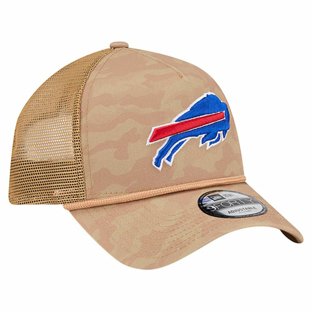 Buffalo Bills New Era Wheat Camo 9FORTY Adjustable Hat Tan