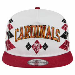 Arizona Cardinals New Era Argyle 19TWENTY Adjustable Hat White