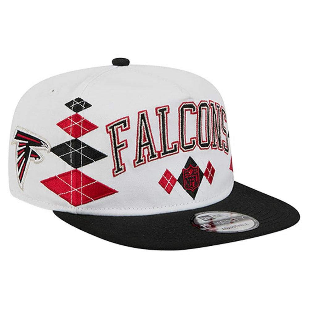 Atlanta Falcons New Era Argyle 19TWENTY Adjustable Hat White