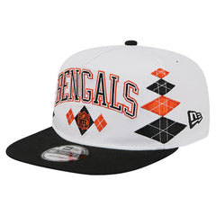 Cincinnati Bengals New Era Argyle 19TWENTY Adjustable Hat White