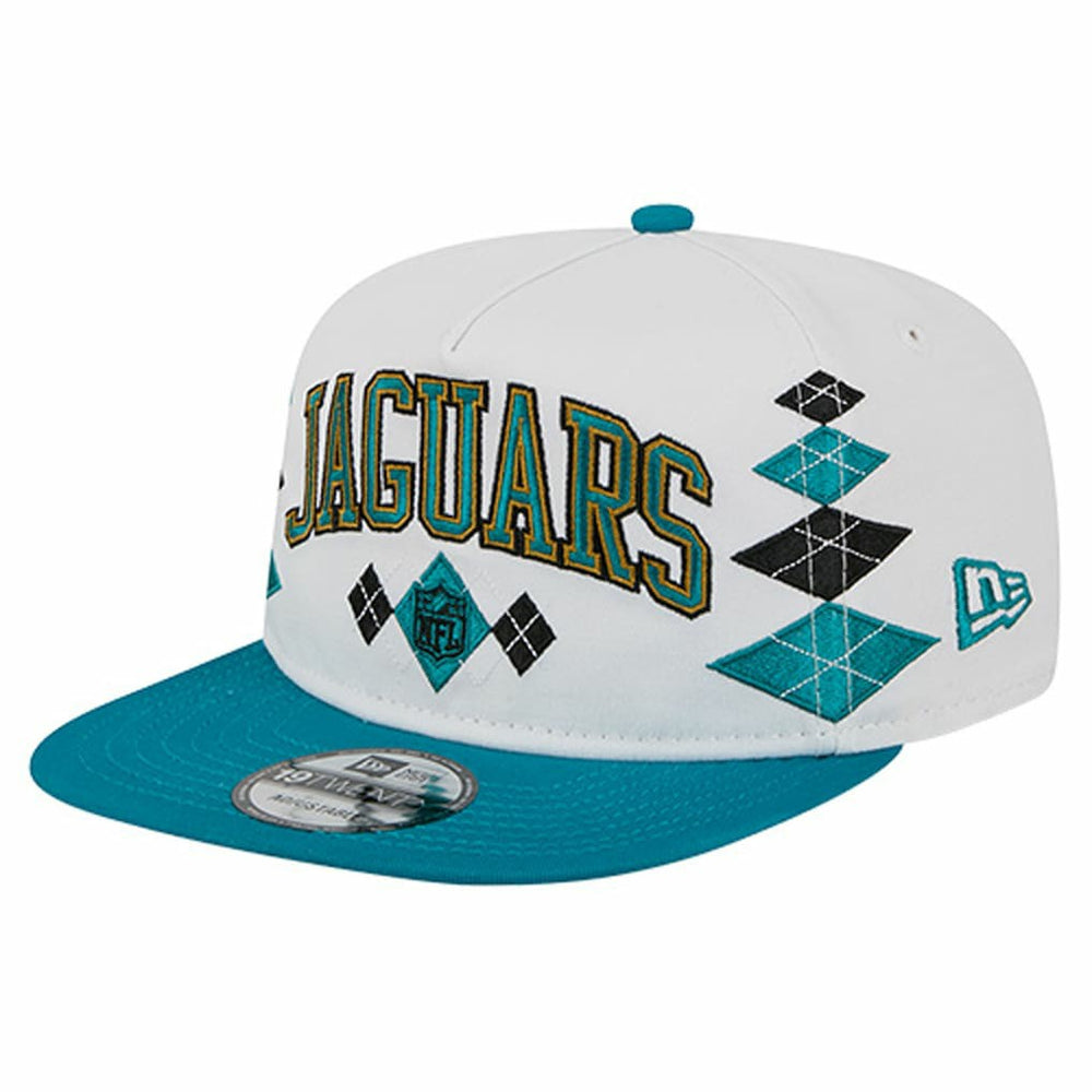 Jacksonville Jaguars New Era Argyle 19TWENTY Adjustable Hat White