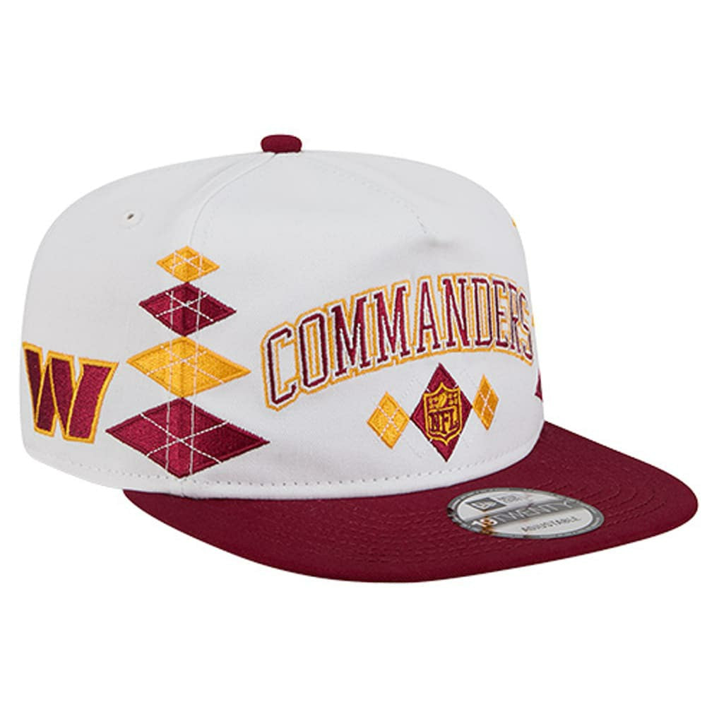 Washington Commanders New Era Argyle 19TWENTY Adjustable Hat White