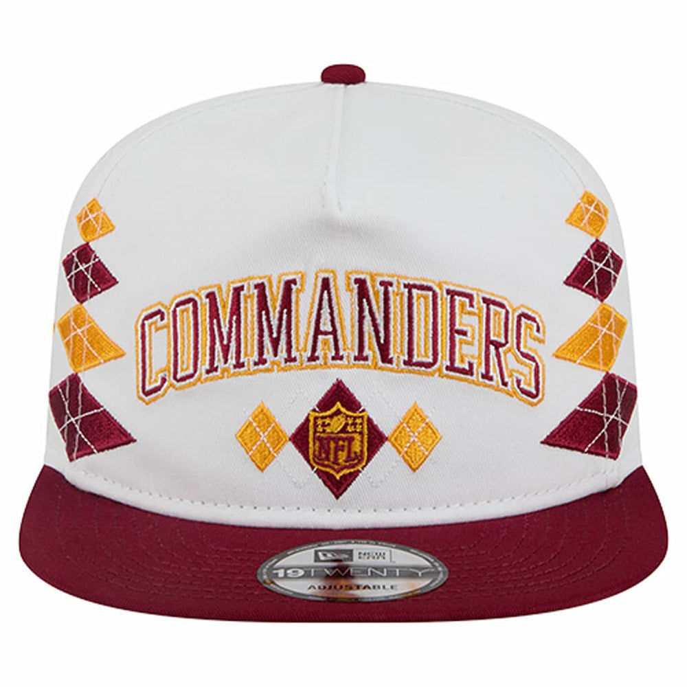 Washington Commanders New Era Argyle 19TWENTY Adjustable Hat White