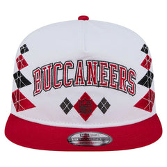 Tampa Bay Buccaneers New Era Argyle 19TWENTY Adjustable Hat White